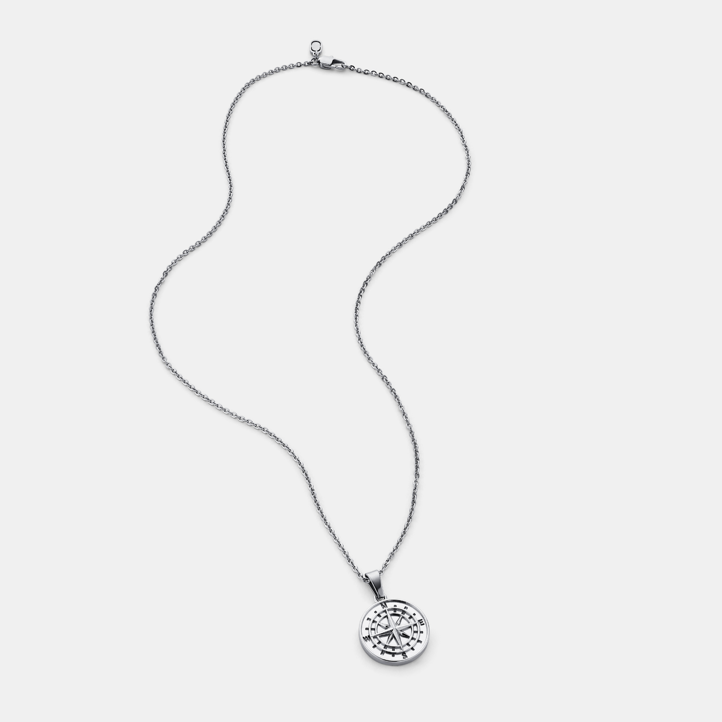 Compass Pendant (Silver)